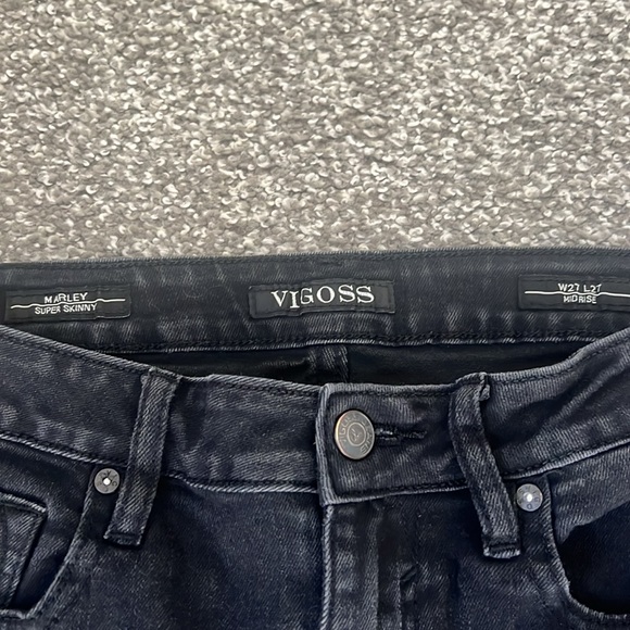 Black Vigoss Skinny Jeans - Picture 5 of 6